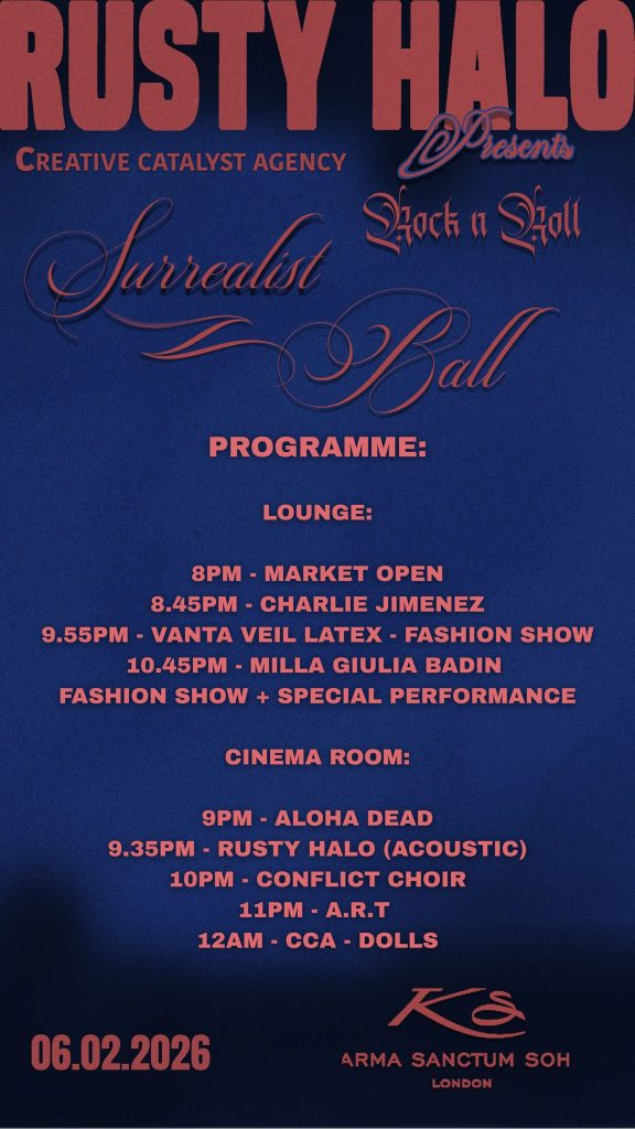 Rusty Halo Surrealist Ball